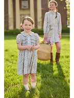 Smocked Bridget Dress - Wisteria Floral