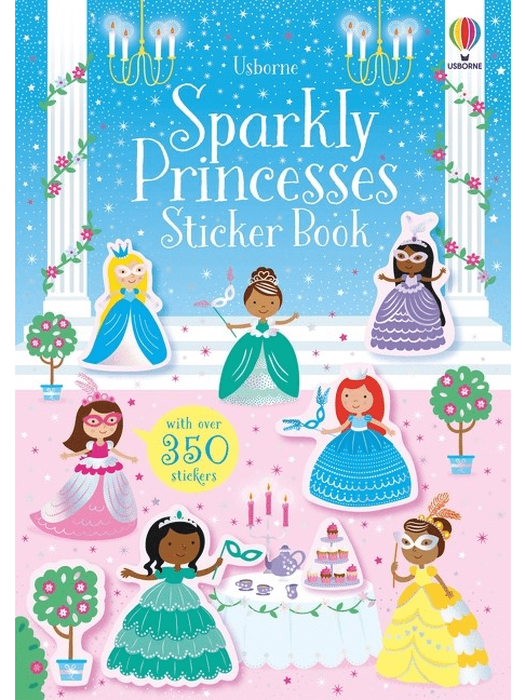 Usborne: Sparkly Princesses Sticker Book