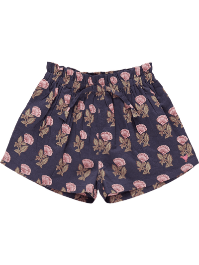 Theodore Shorts - Navy Flower Drop