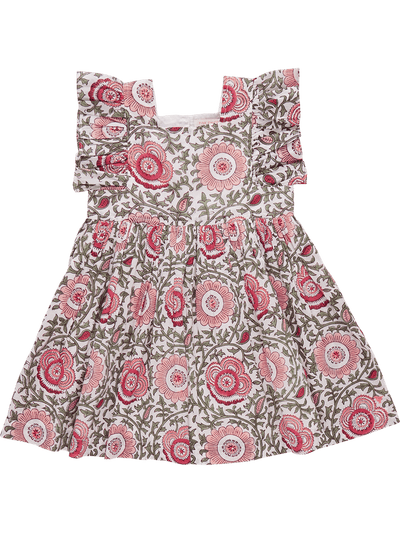 Elsie Dress - Pink Lisbon Floral