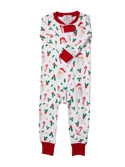 St. Nick Zippered Pajama - No Feet