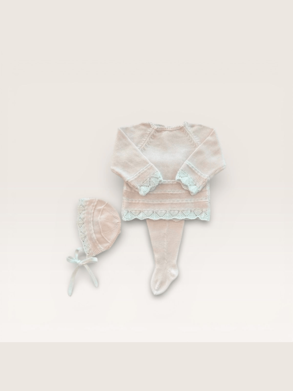 Stripe Layette Set Girl