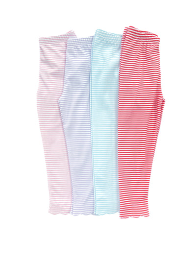 PRE-ORDER Print Scalloped Leggings