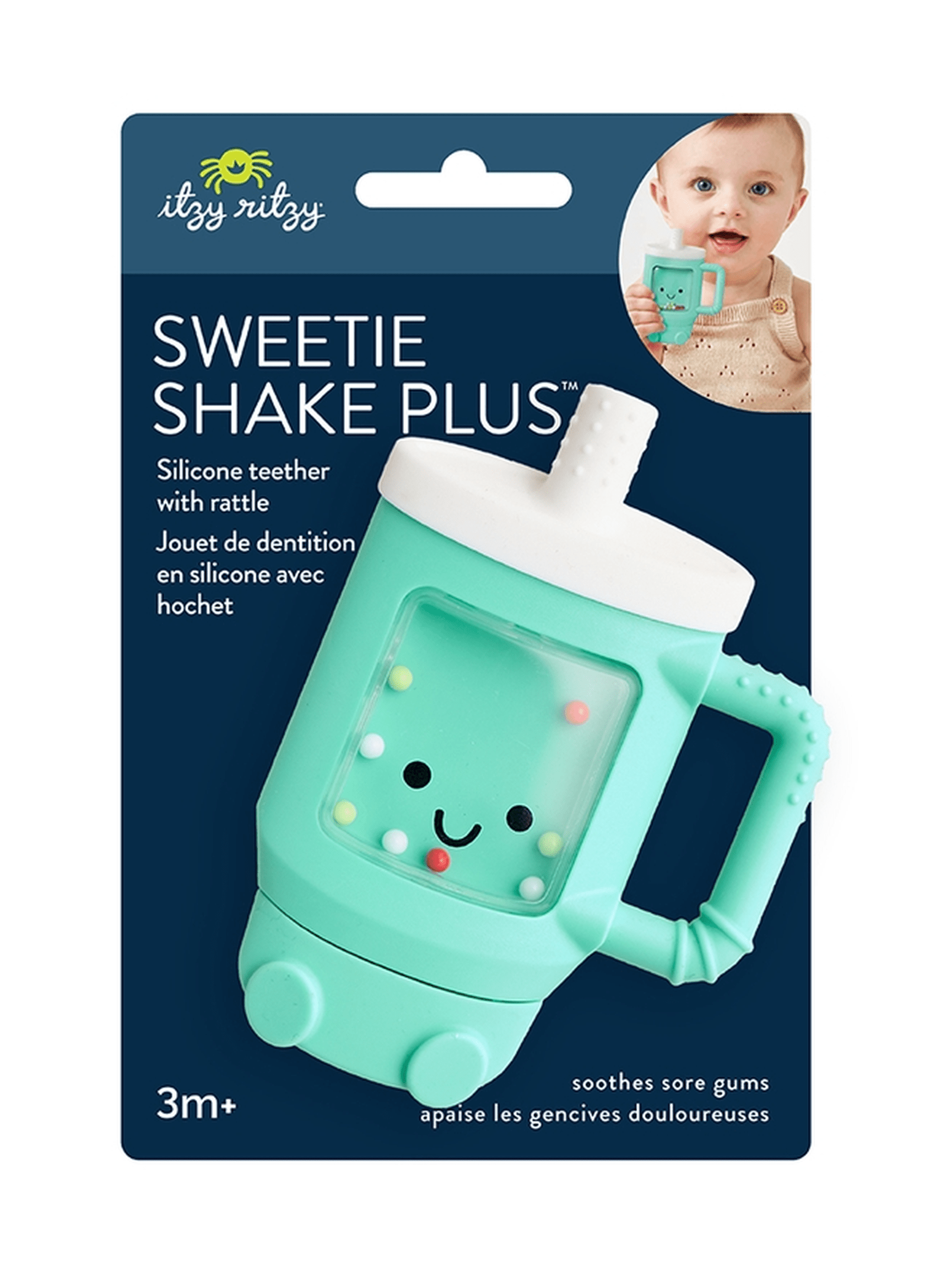 Sweetie Shake Plus™ - Teething + Rattle Toy