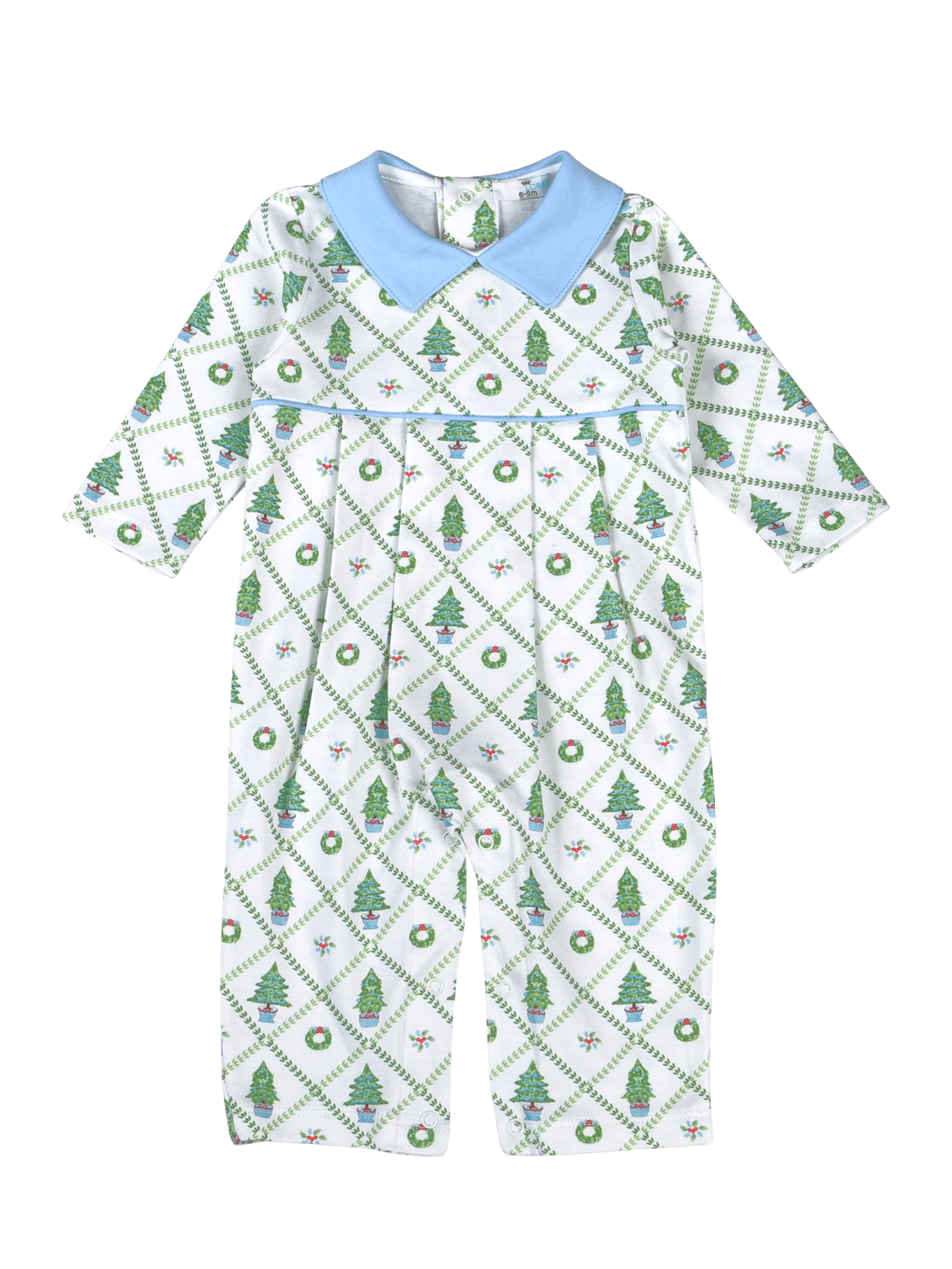 Blue Nutcracker Pima Romper