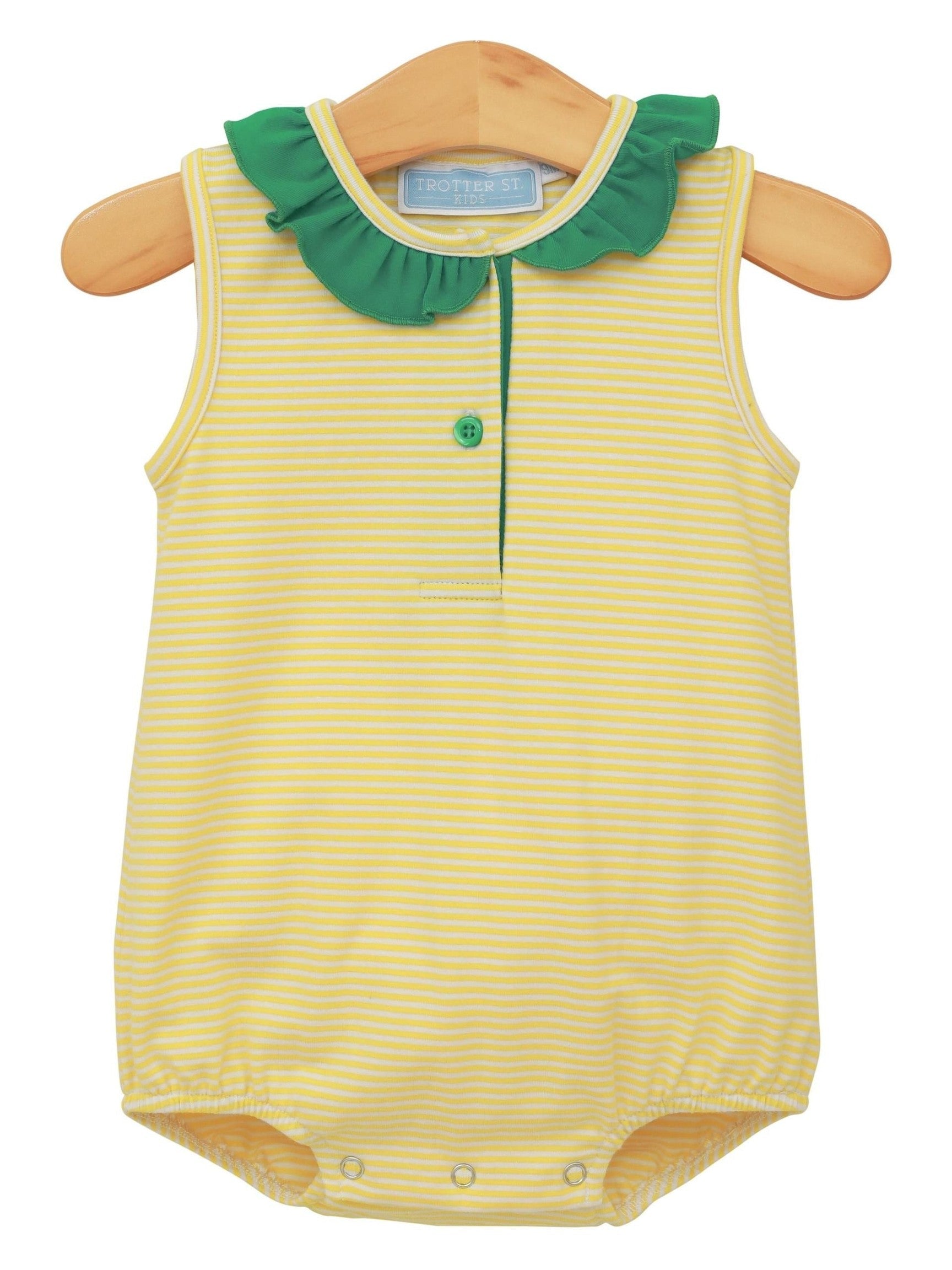 PRE-ORDER Nora Bubble - Yellow Stripe/Green