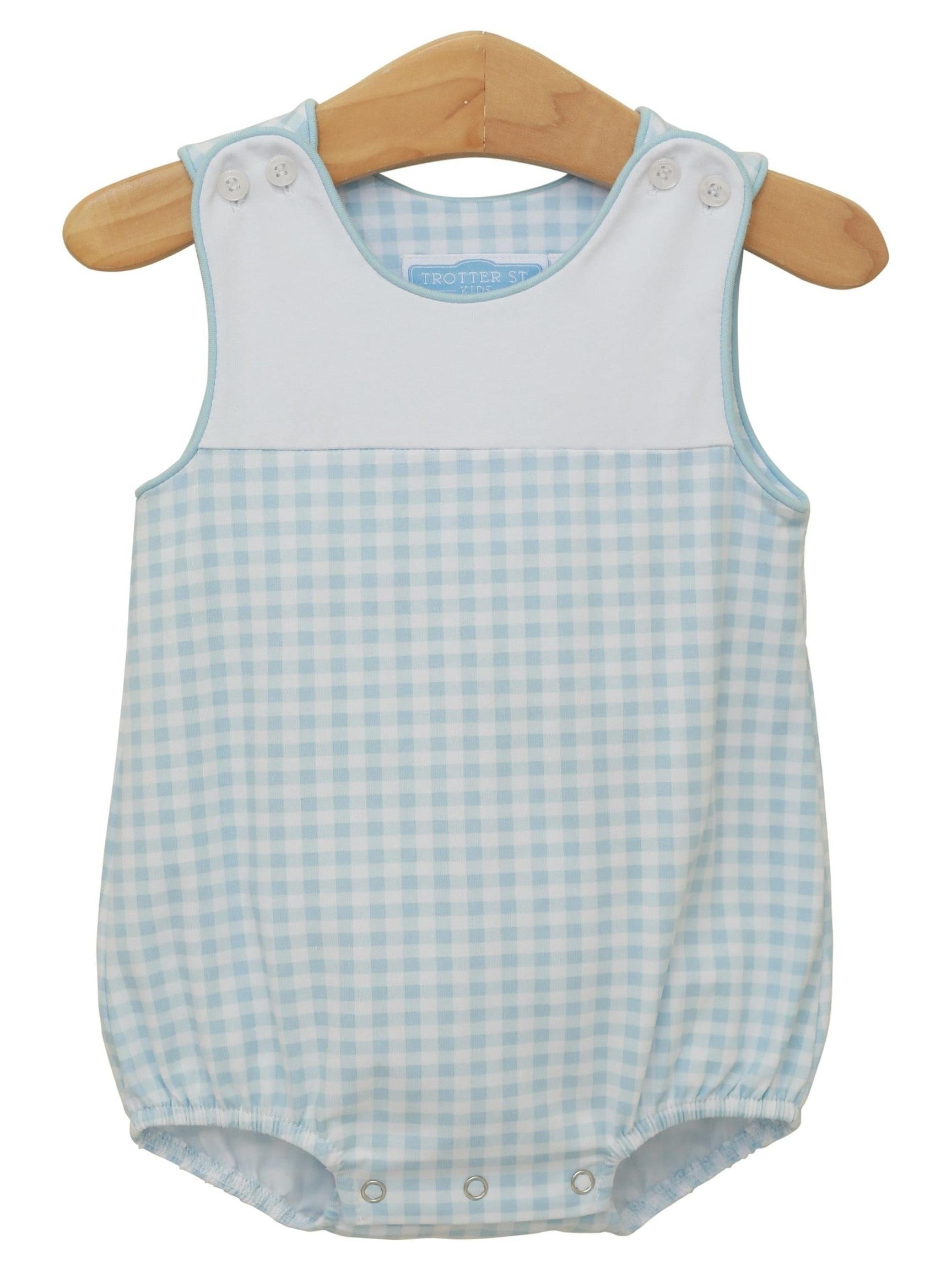 PRE-ORDER Madden Bubble - Light Blue Gingham