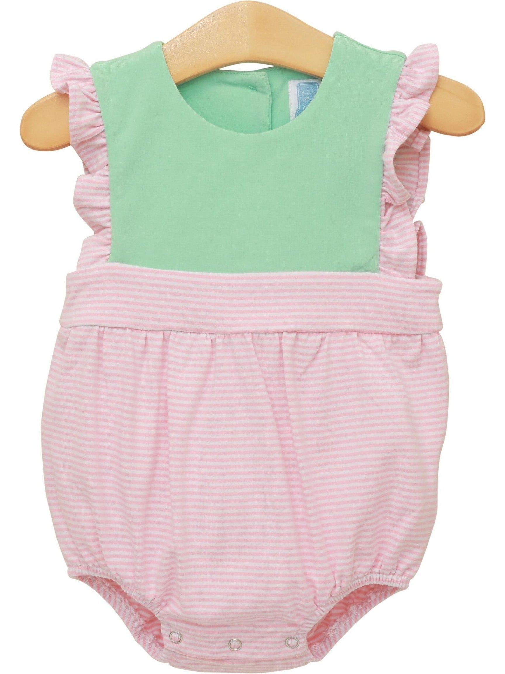 PRE-ORDER Frances Bubble - Light Pink Stripe/Mint