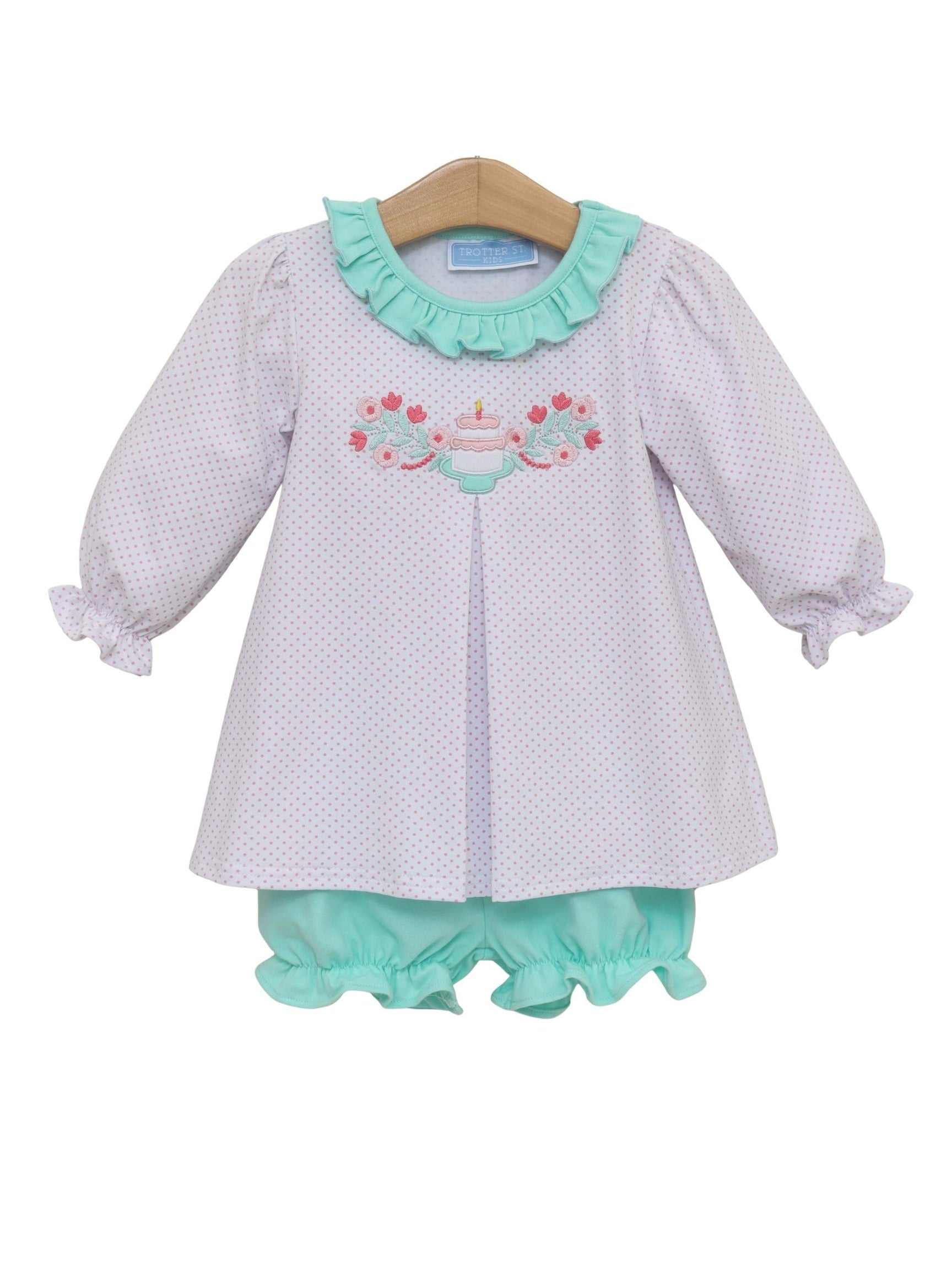 Birthday Ruffle Bloomer Set