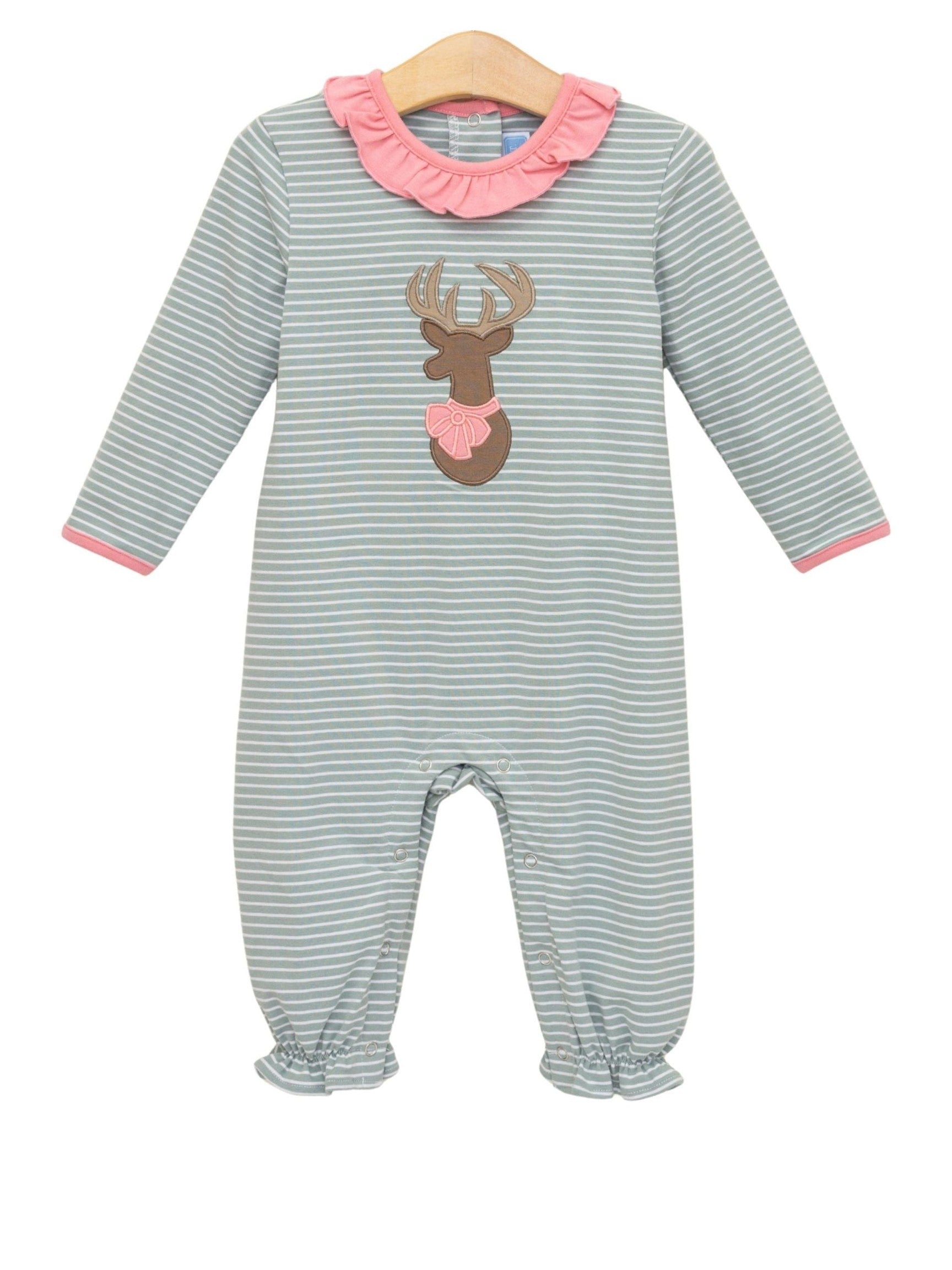 Deer Ruffle Romper