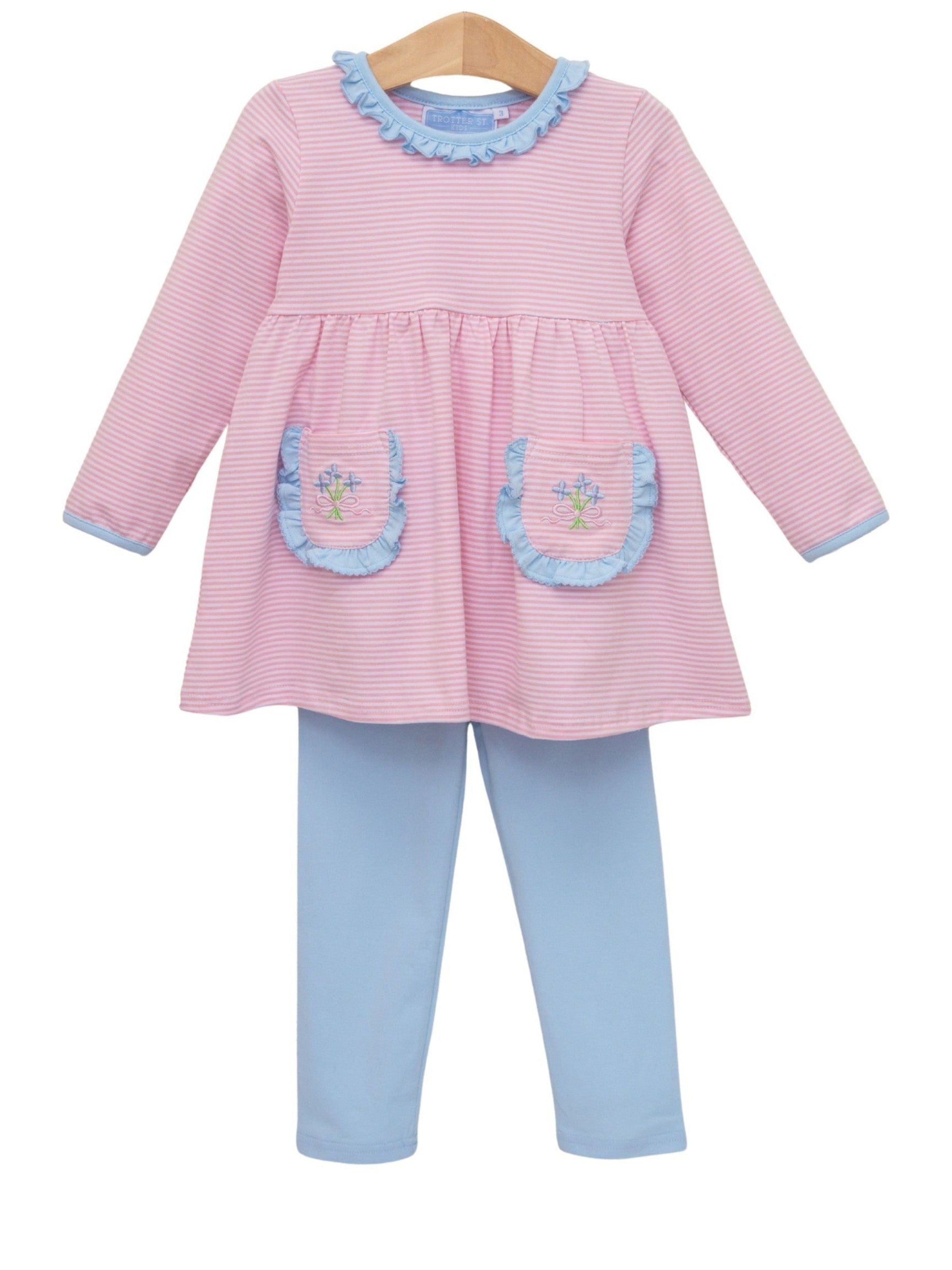 Flower Bouquet Pant Set