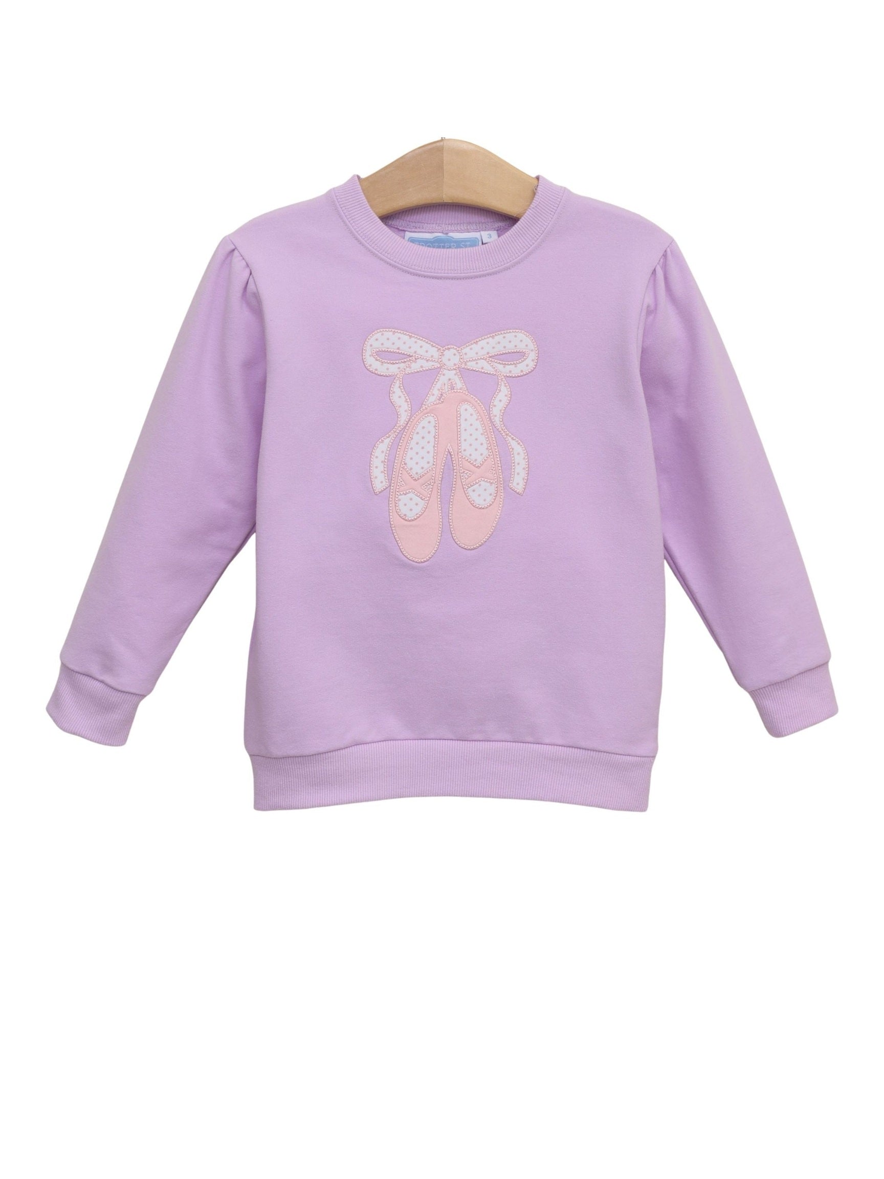 French Terry Pullover- Ballet Shoes