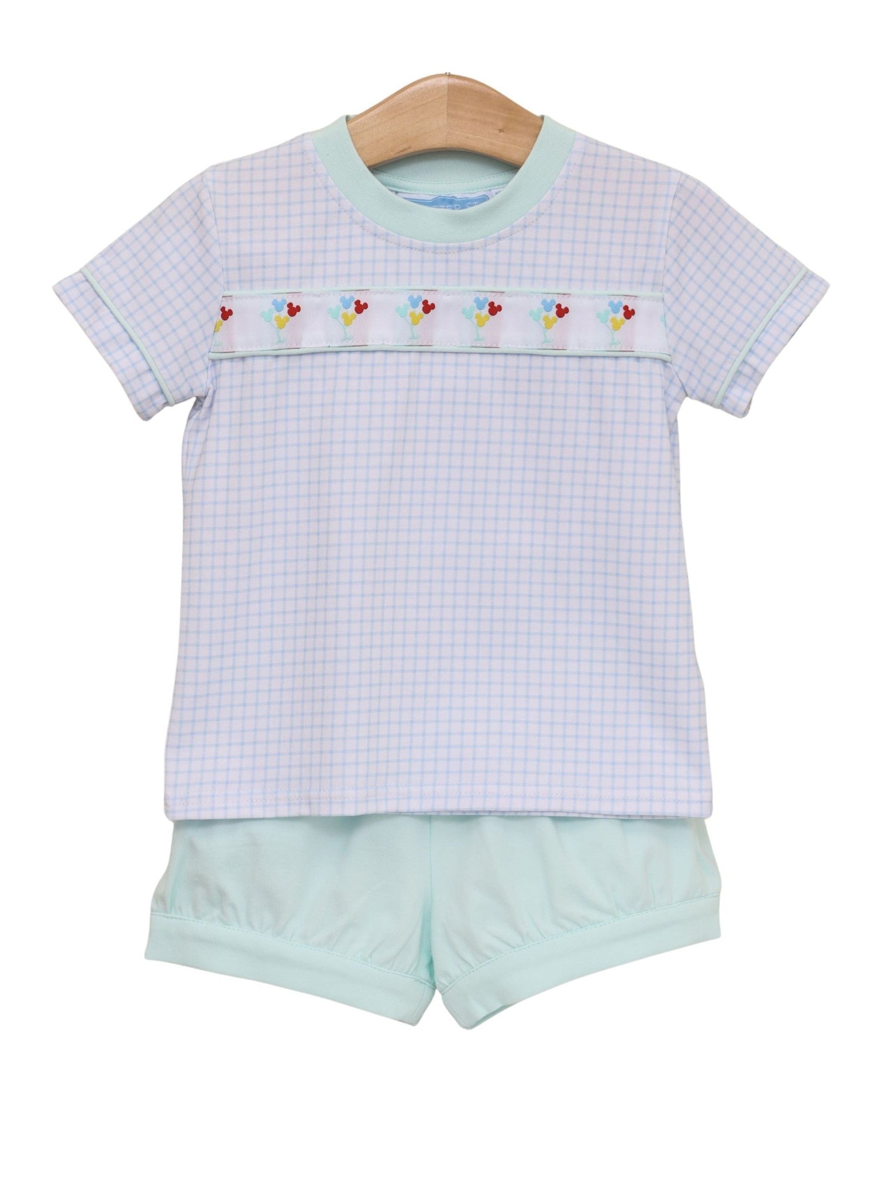 Magical Balloons Banded Short Set