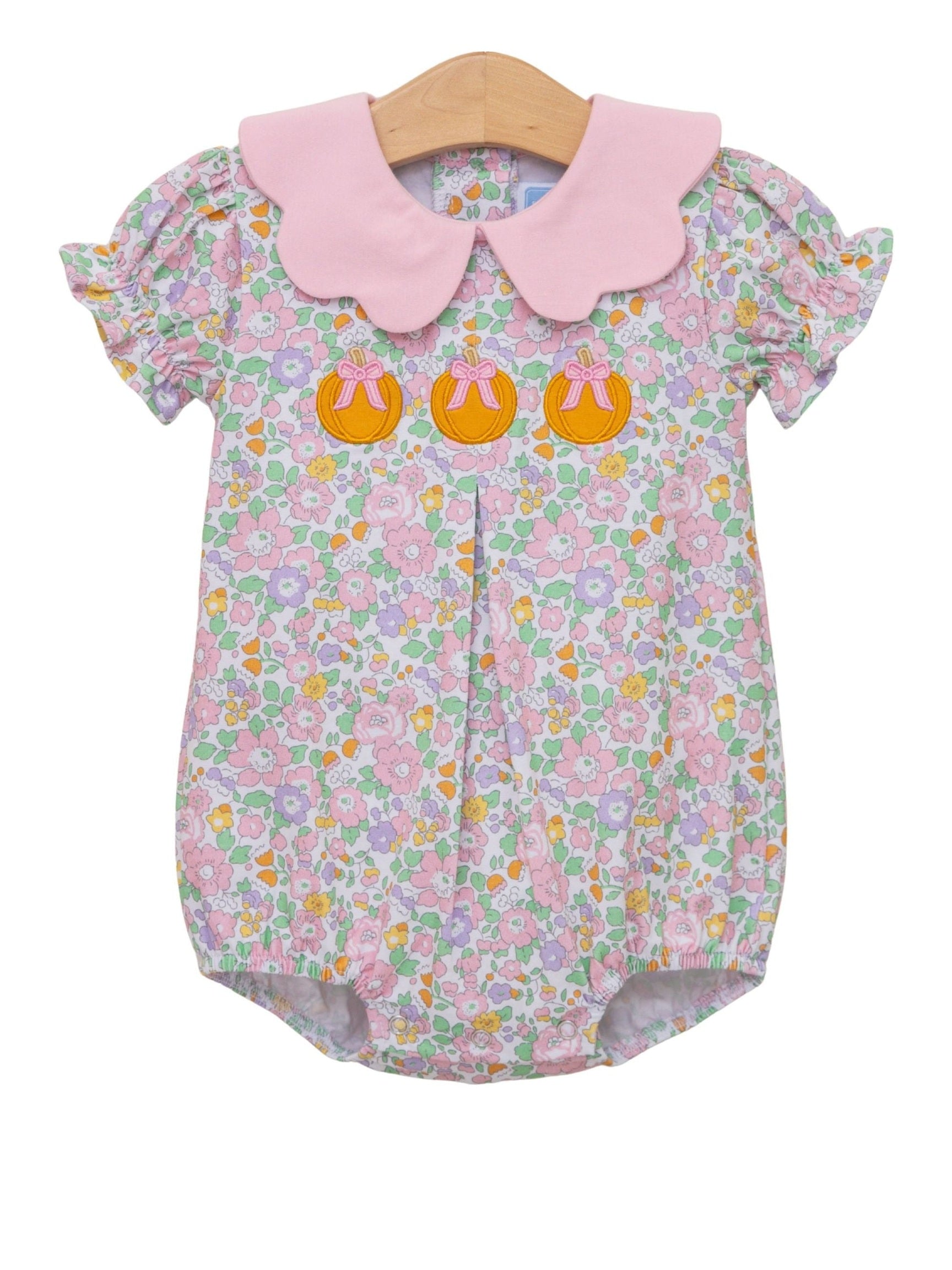 Pumpkin Floral Bubble