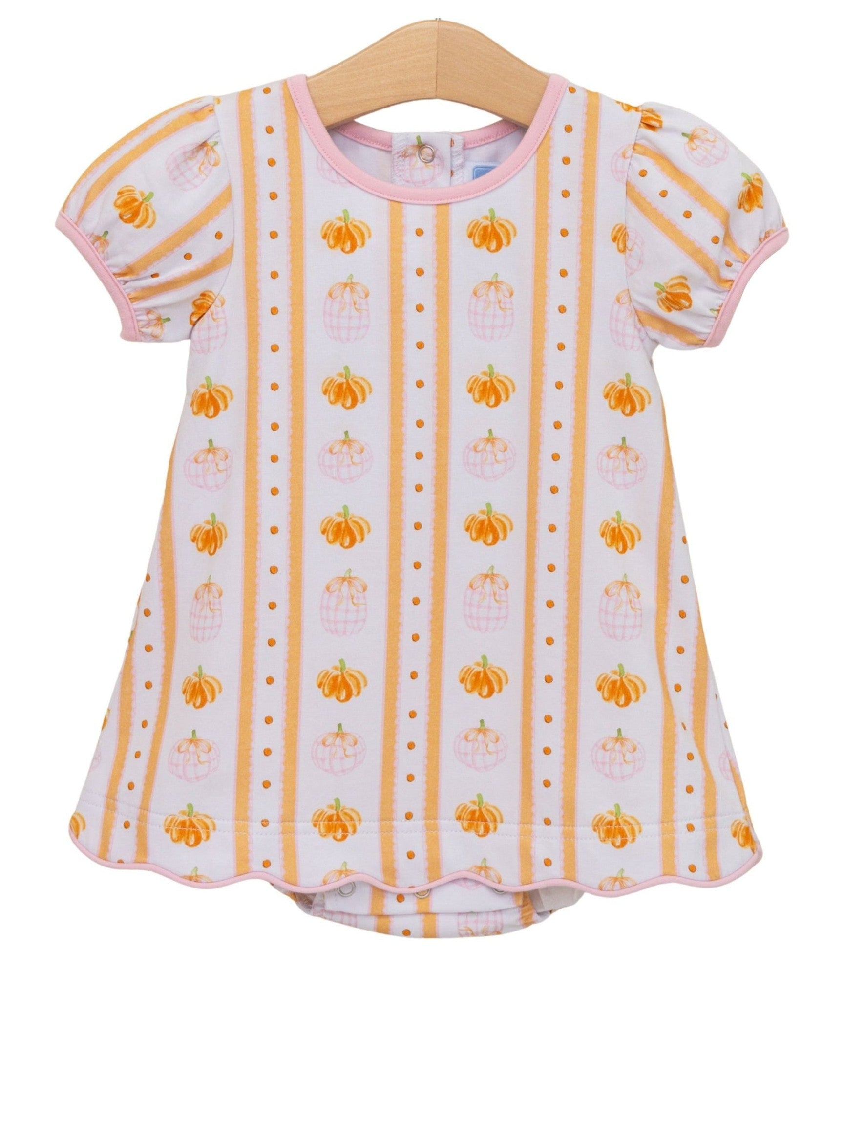 Pumpkin Patch Scalloped Bubble
