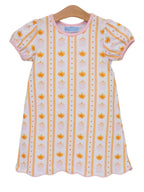 Pumpkin Patch Scalloped Dress