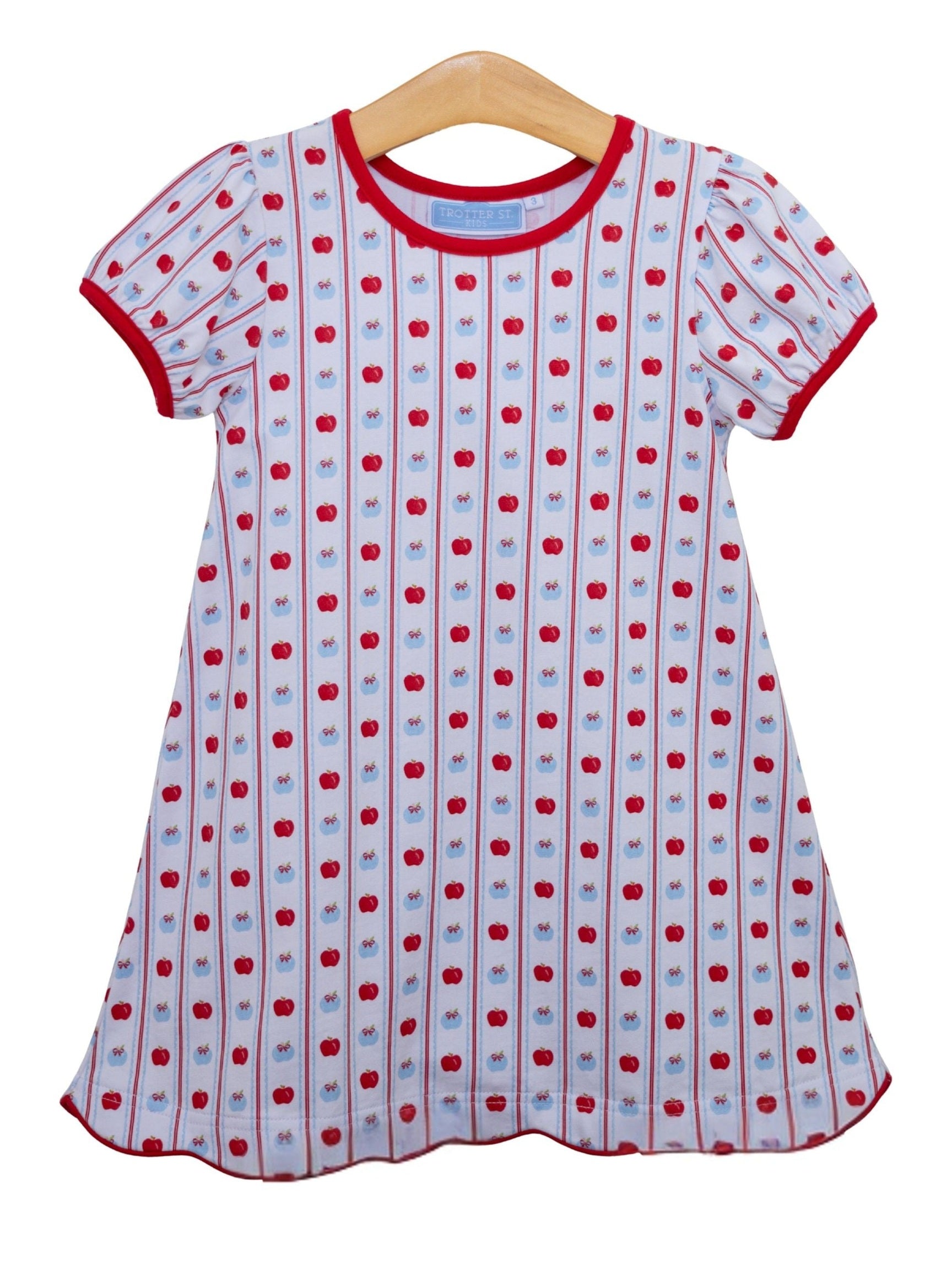 Apple Print Dress