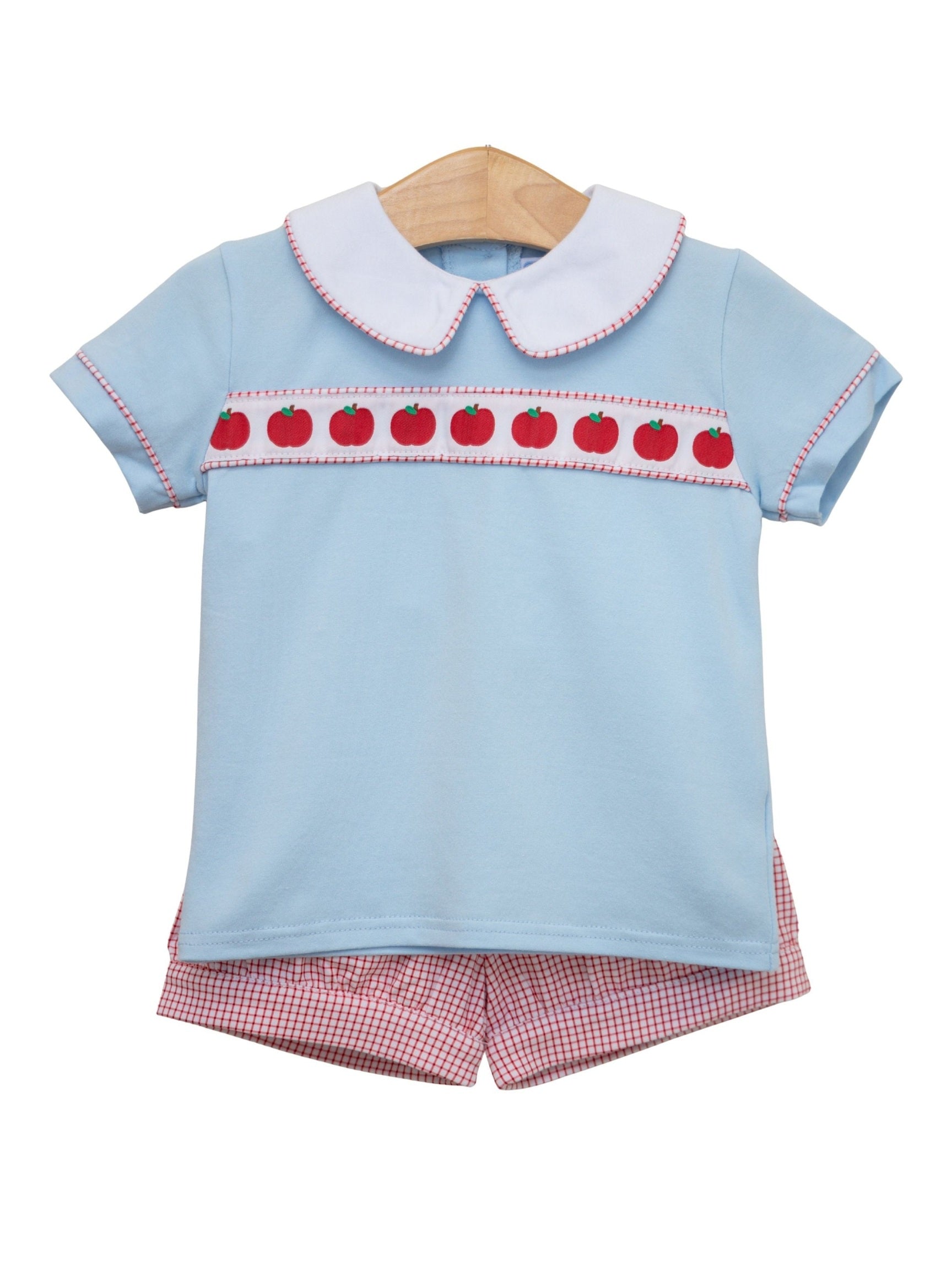 Apple Ribbon Banded Short Set