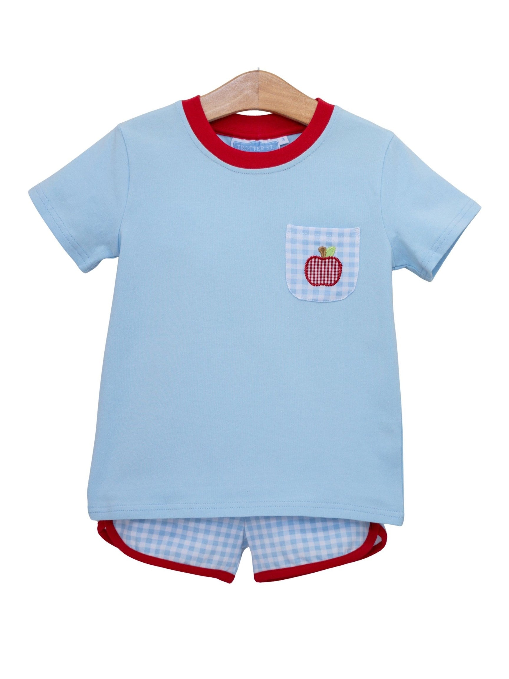 Girls Apple Trio Short Set