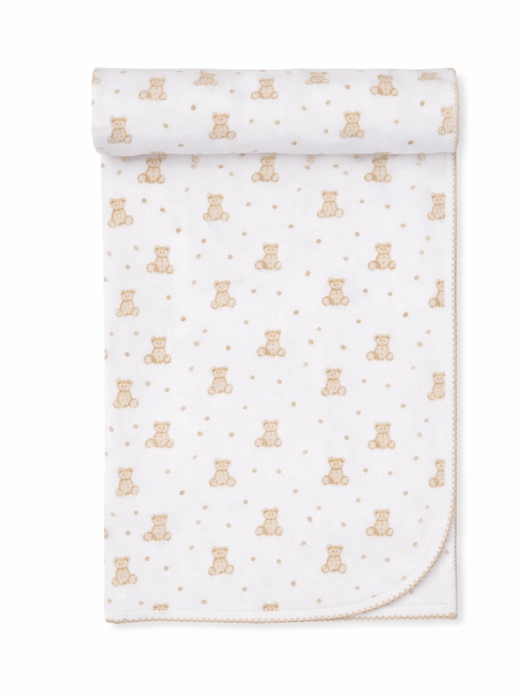 Teddy Bears Tan Blanket