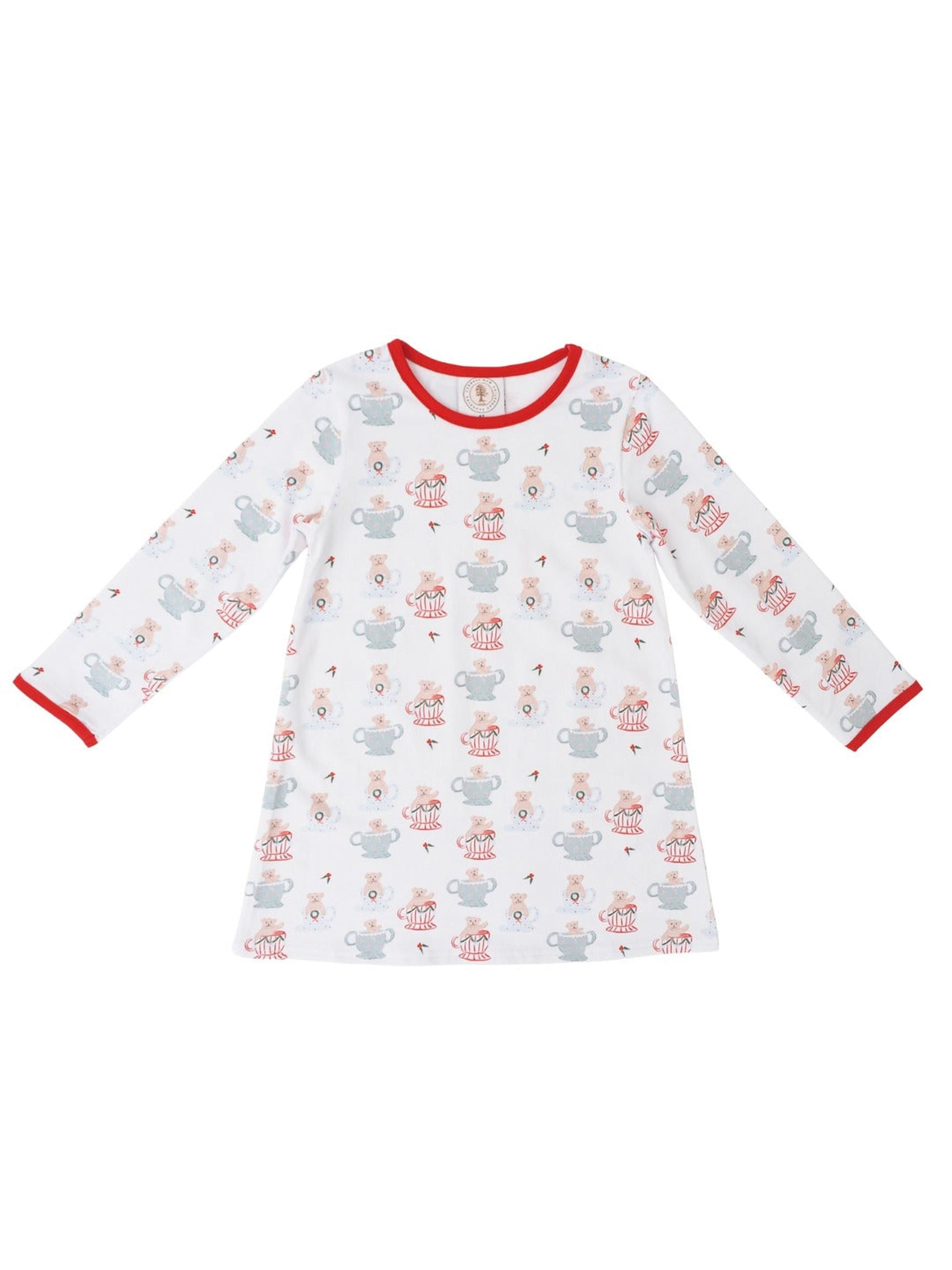 Teddy Bear Tea Susie Swing Longsleeve Dress