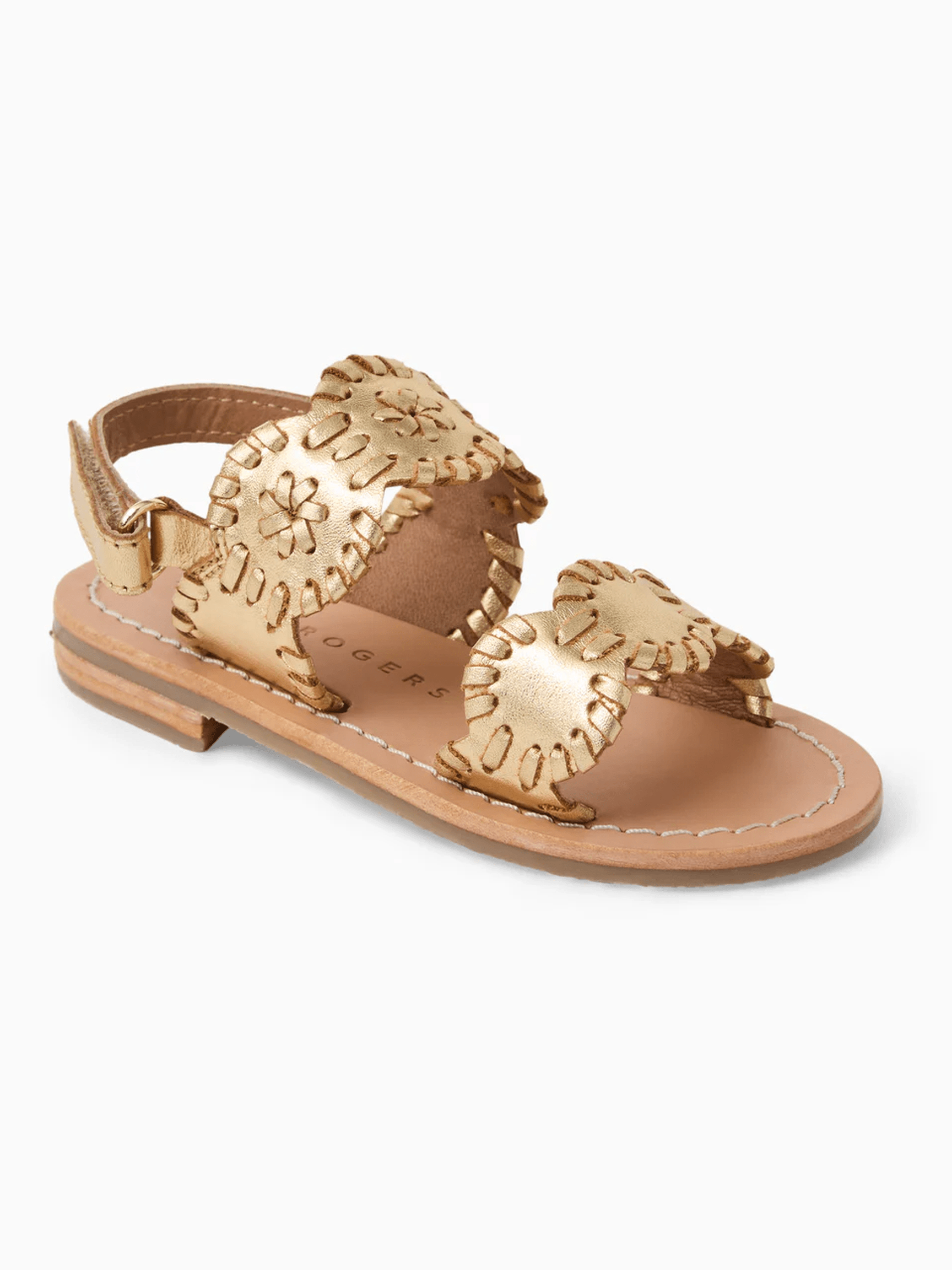 Toddler Lauren Flat Sandal - Metallic