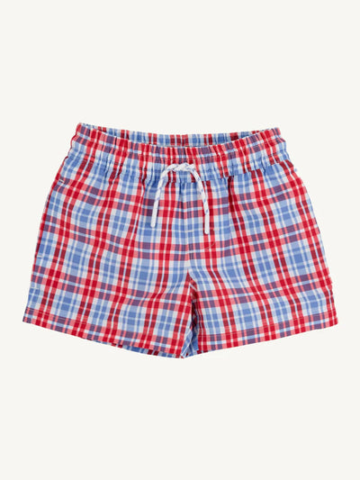 Tortola Swim Trunks- Lawn Party Plaid