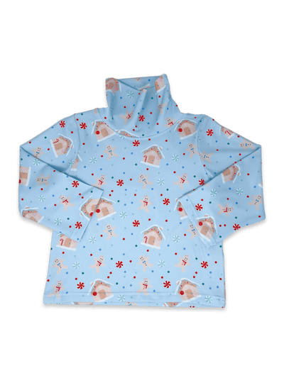 Tot Boy Turtleneck - Gingerbread Kisses and Christmas Wishes