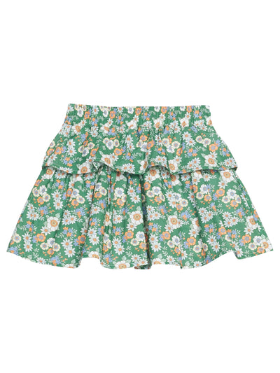 PRE-ORDER Two Tiered Circle Skort - Greenwich Garden Green