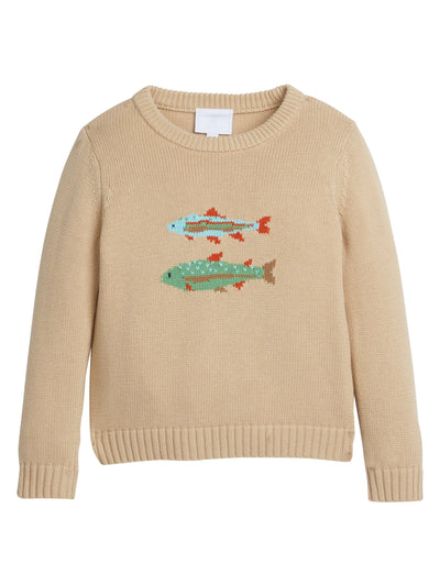 PRE-ORDER Intarsia Sweater-Fish