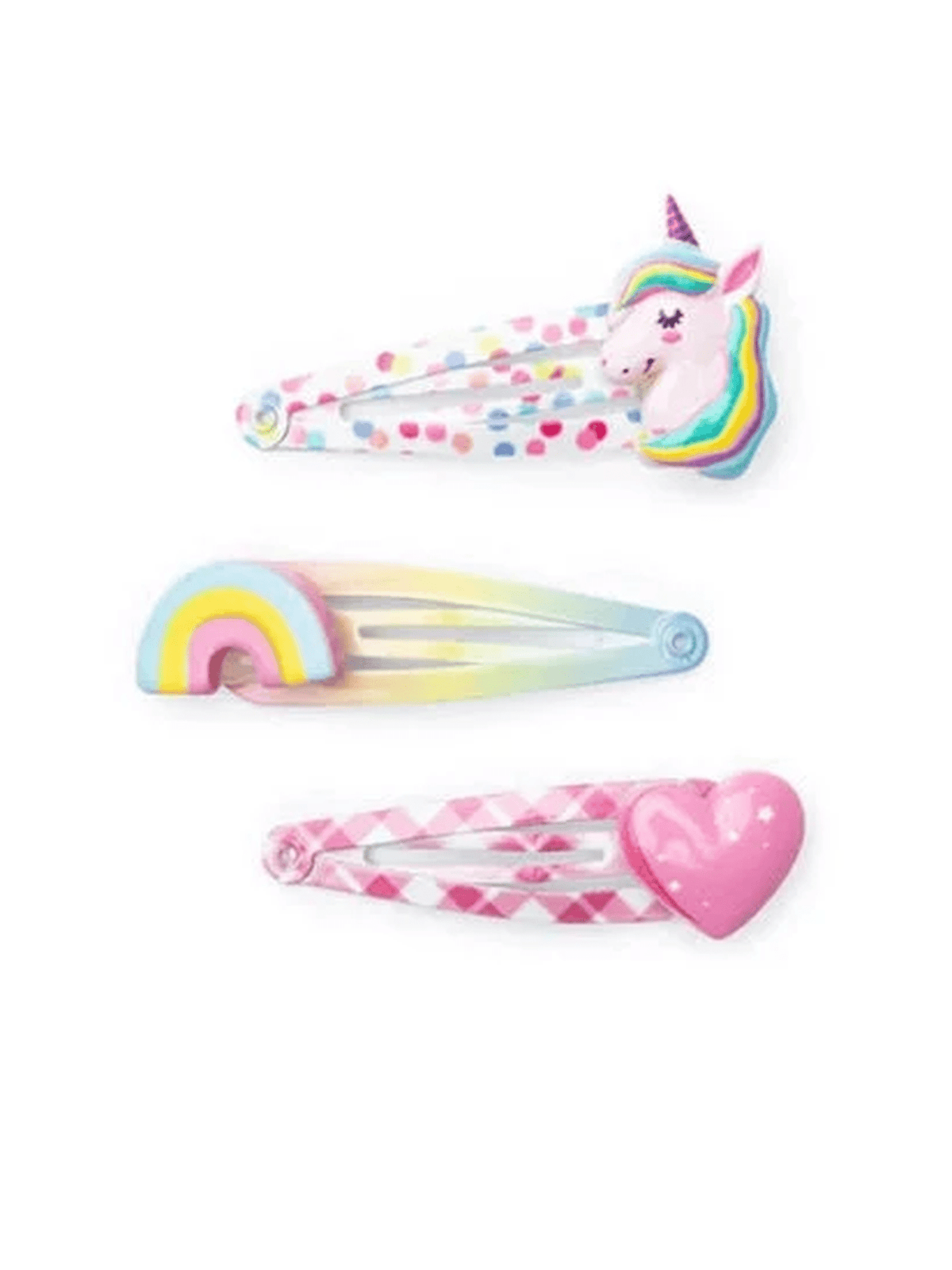 Unicorn Cutie Hairclips, 3pcs