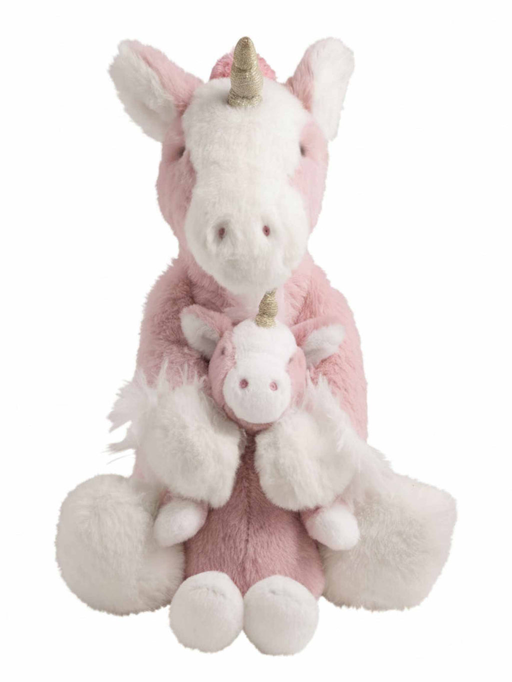 Unicorn Mama & Baby Plush Set