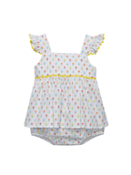 Yellow Flower Clementine Bloomer Set