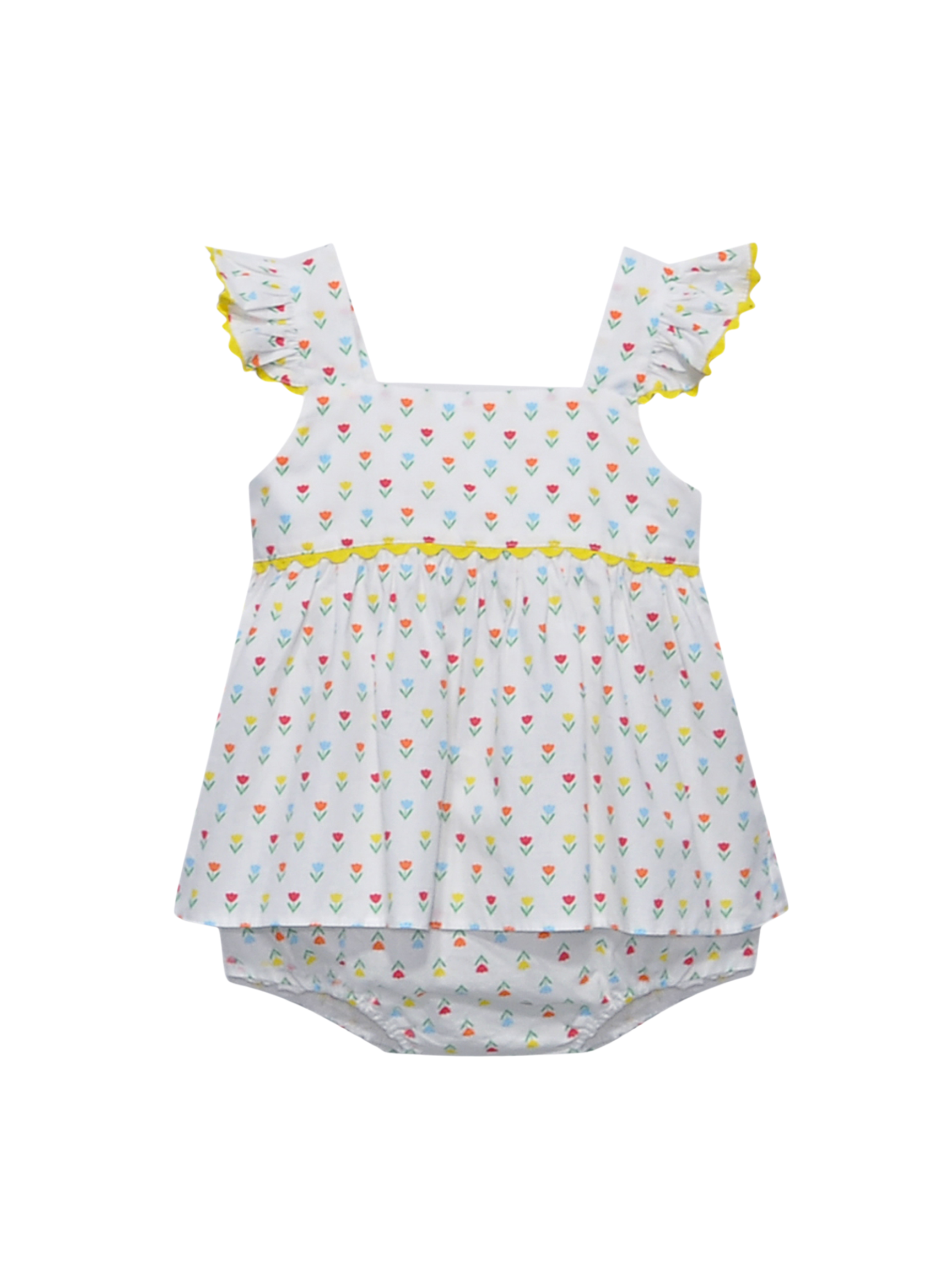 Yellow Flower Clementine Bloomer Set
