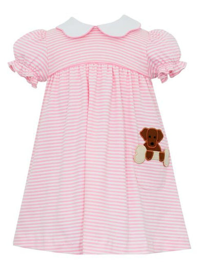 Dog w/ Bone Applique Dress