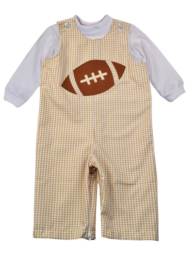 Football Applique Longall Set - Posh Tots Children's Boutique