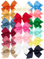Scalloped Edge Grosgrain Bow