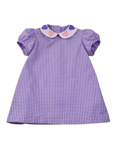 Hearts Applique Dress - Posh Tots Children's Boutique