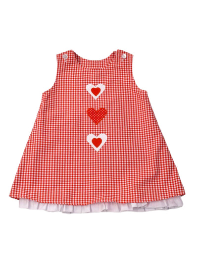 Santa/Heart Reversible Jumper Set