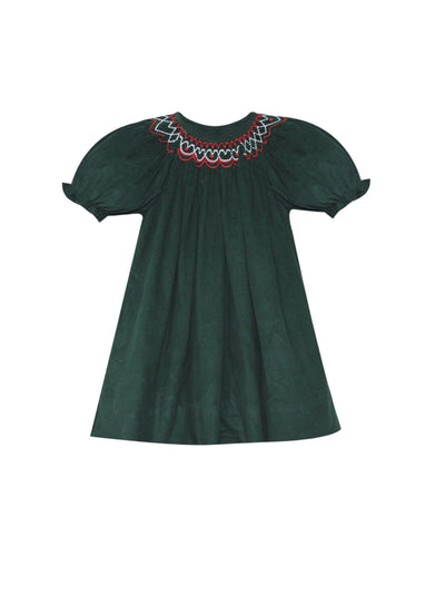 Christmas Green Savannah Bishop Dress