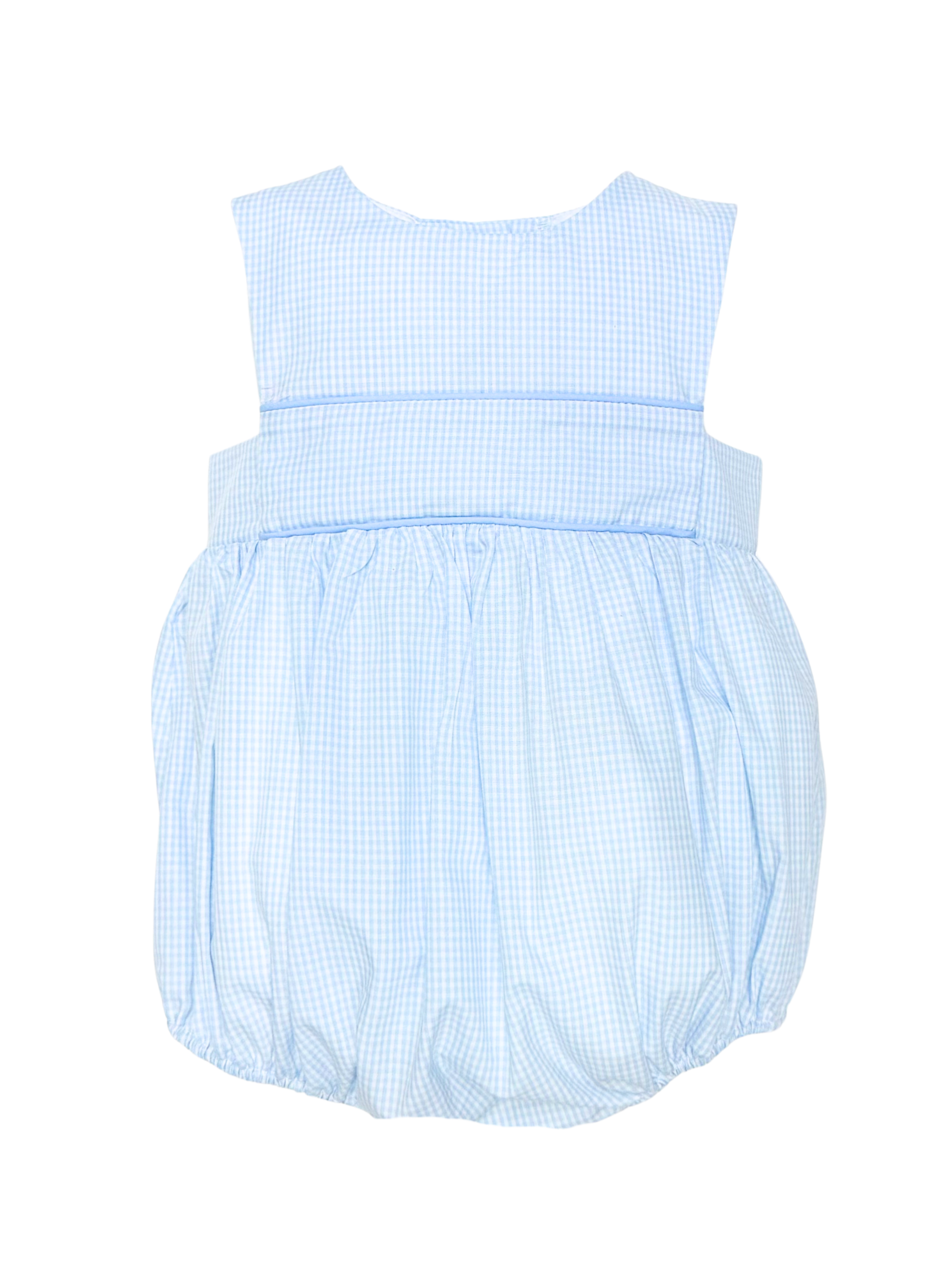 Nolan Bubble Mini Gingham with Periwinkle