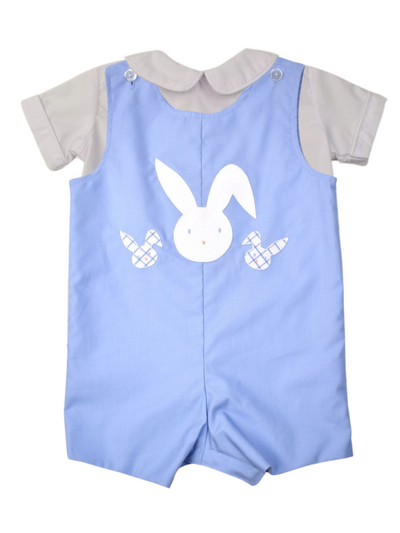 Reversible Bunnies/Duck Shortall Set