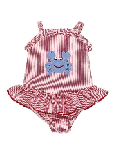 PRE-ORDER Girl Crab Swimsuit with Ruffle