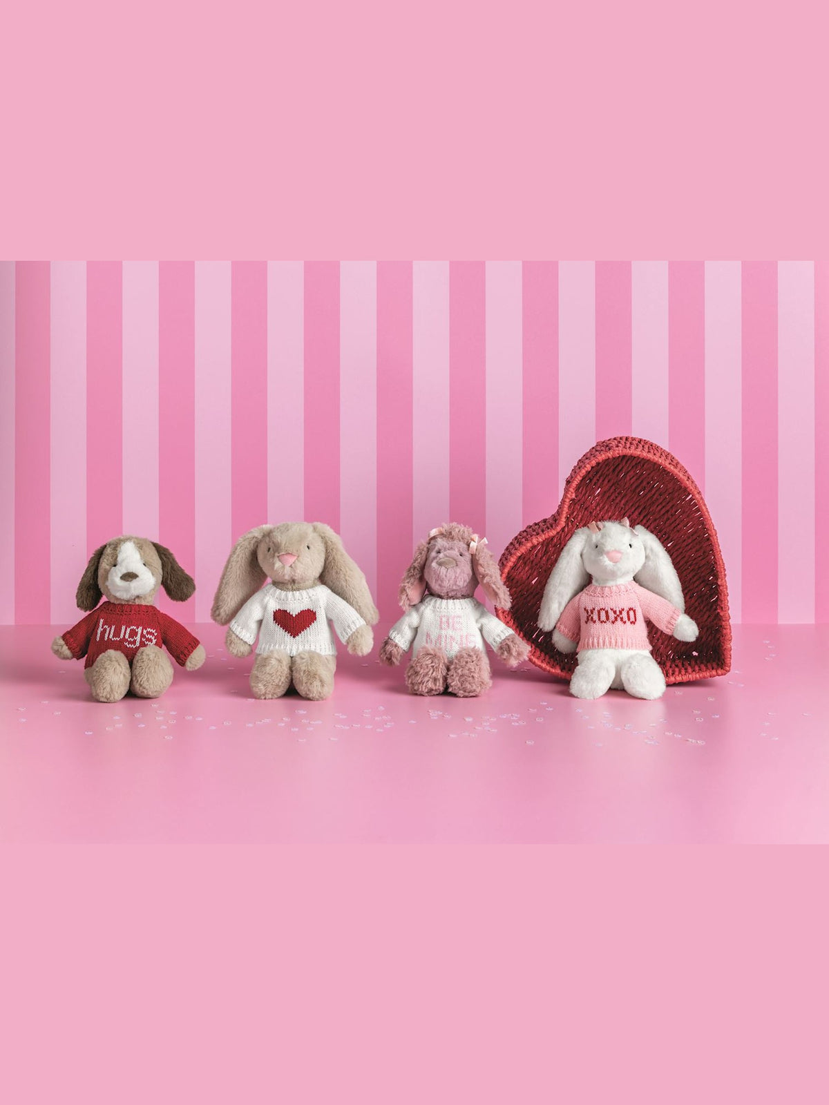 Valentine's Sweater Plush Pals