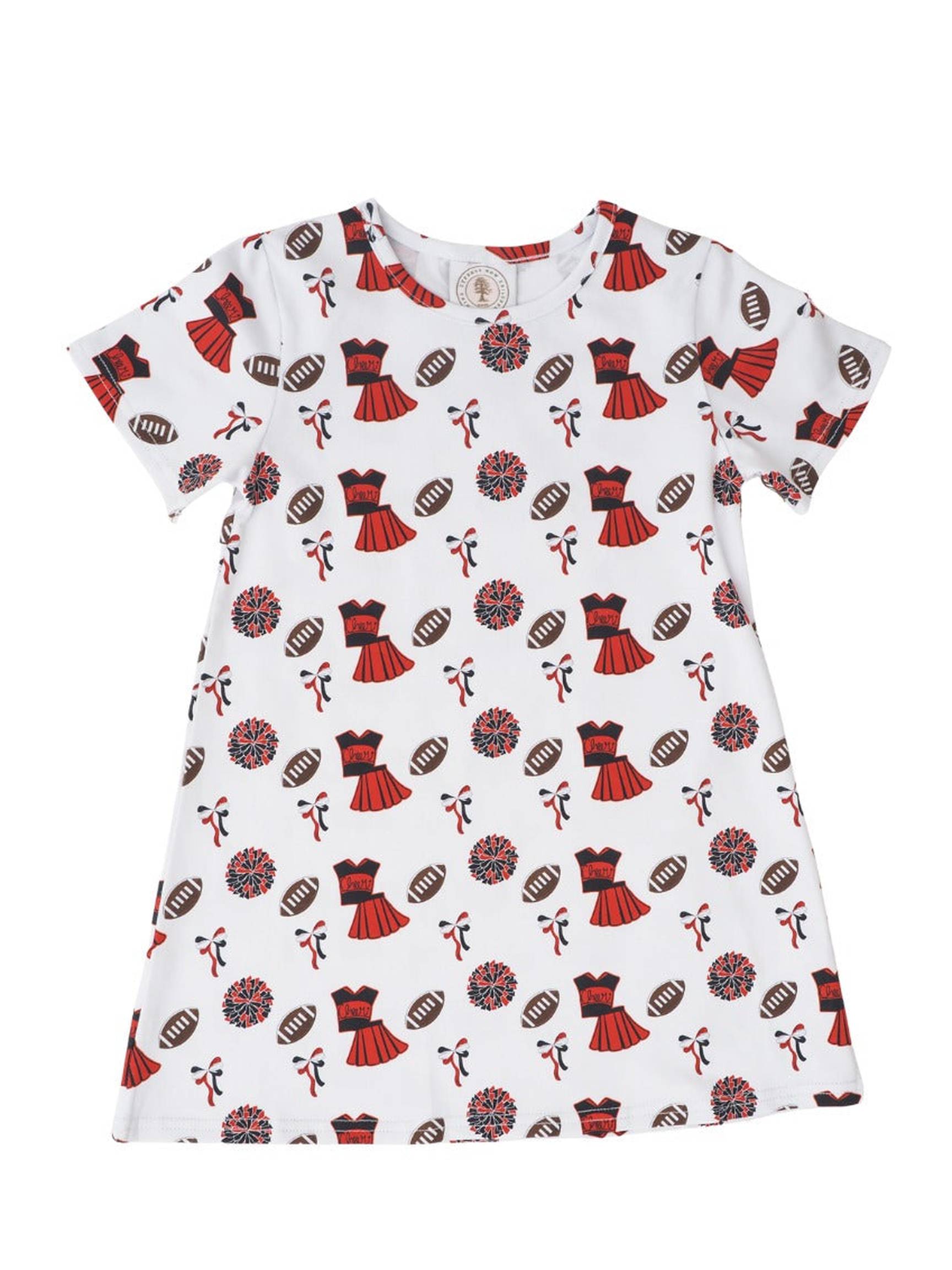 Varsity Red and Black Susie Swing Dress