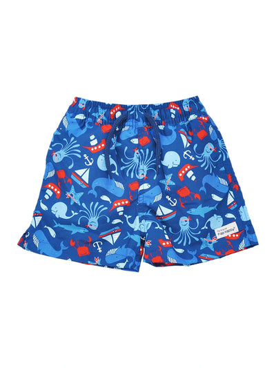 Wesley Swim Trunks - Nautical Fun