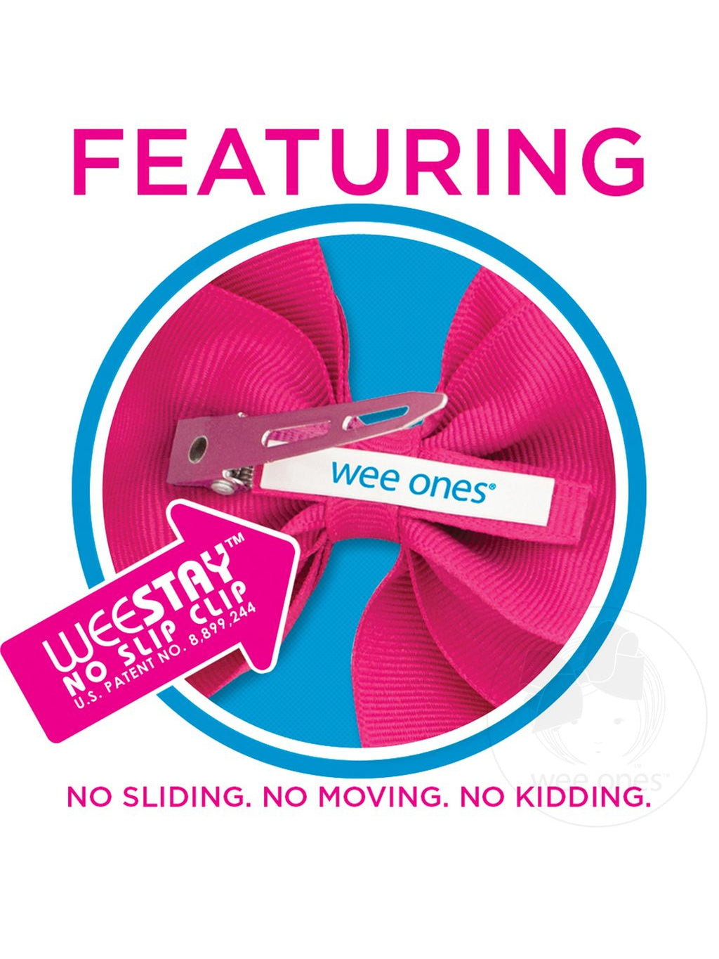 Scalloped Edge Grosgrain Bow