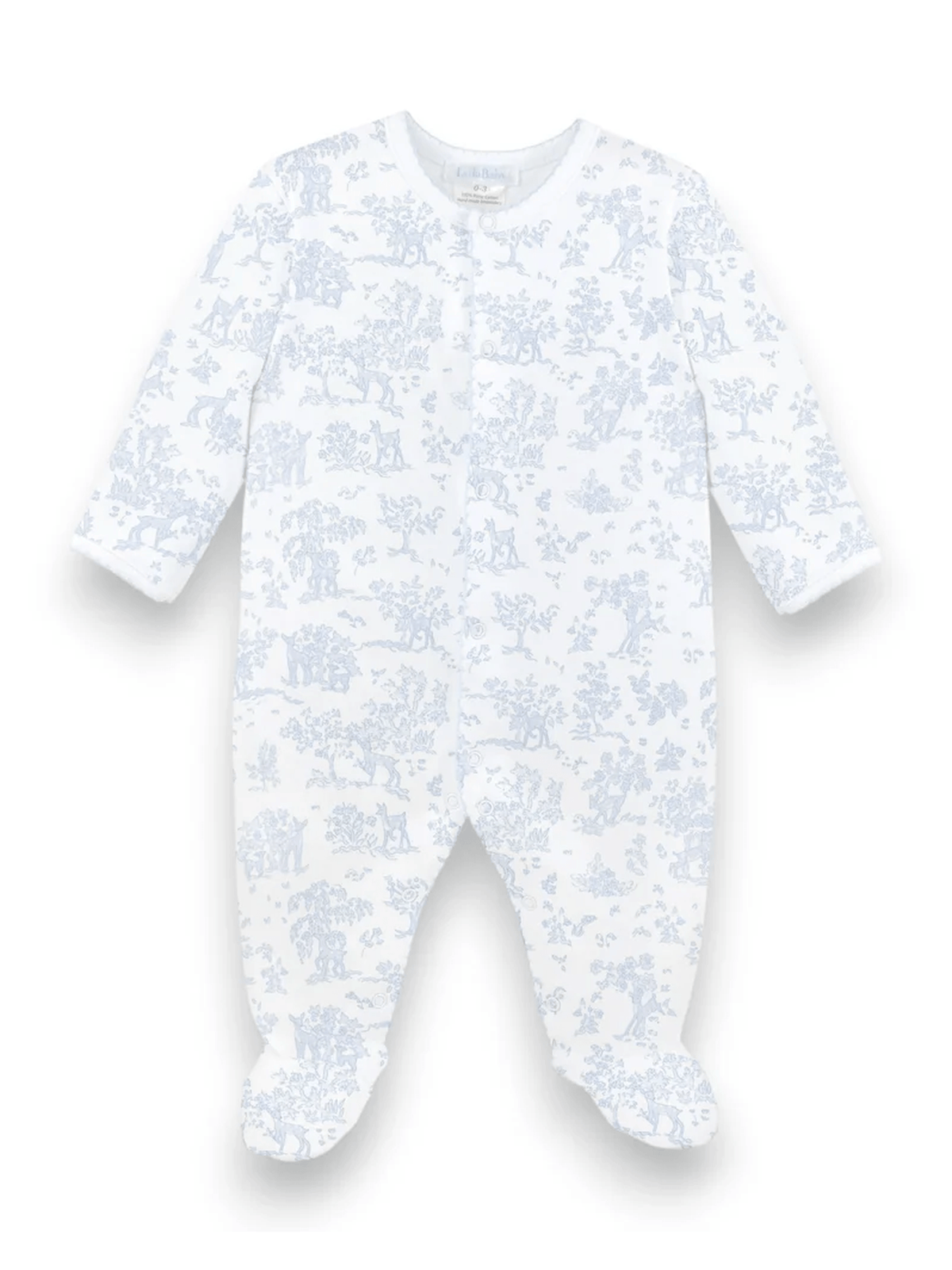 Beautiful Fawn Toile Footie