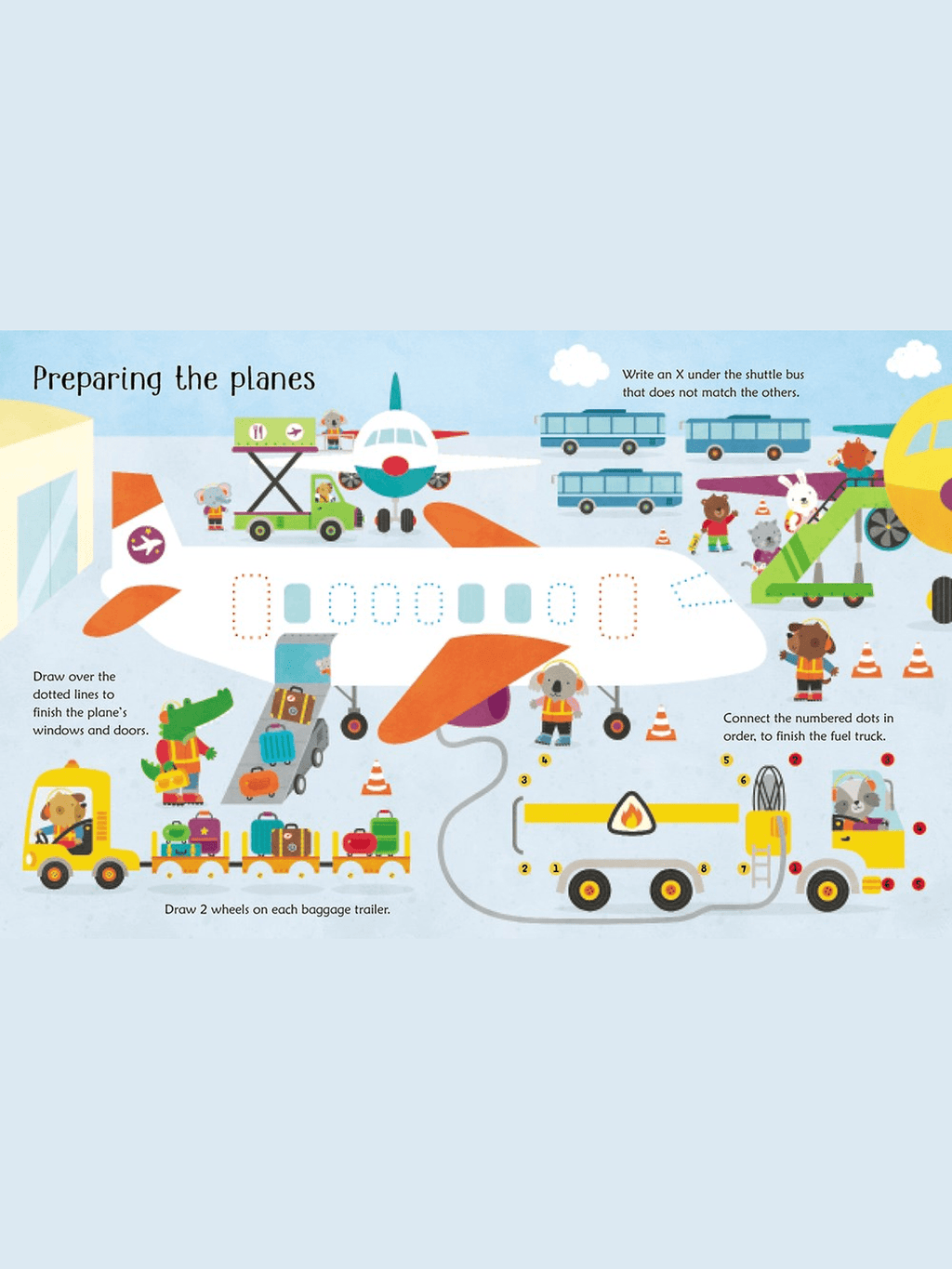 Usborne: Wipe-Clean Airport Activities