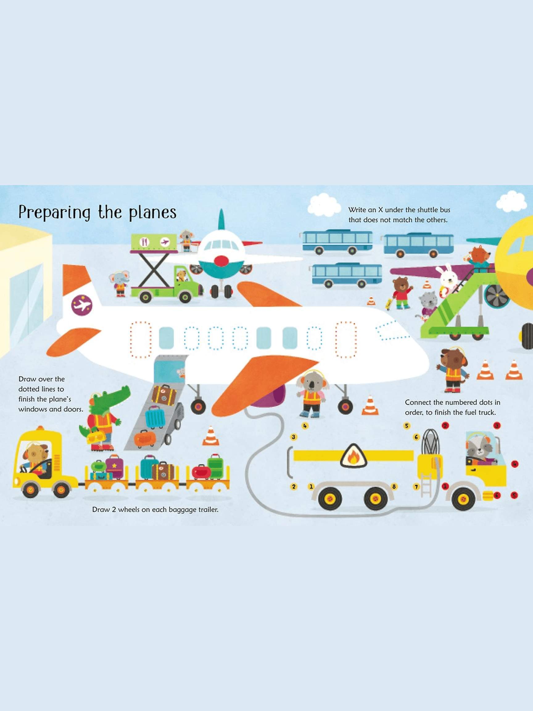 Usborne: Wipe-Clean Airport Activities
